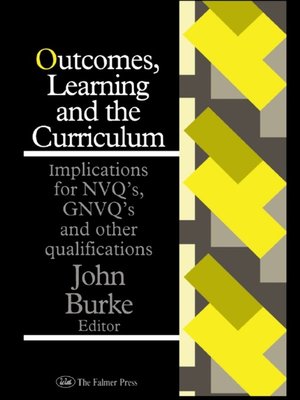 cover image of Outcomes, Learning and the Curriculum